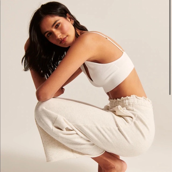 Af Cloud Cropped Wide Leg Sweatpants 